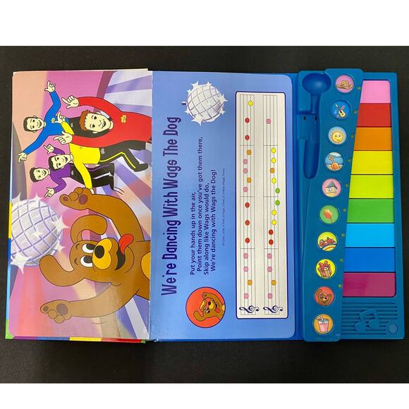 The Wiggles Play-Along Xylophone Music Book, Missing Mallet, Tested & Working - Picture 4 of 7